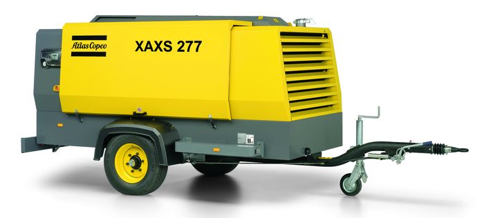 Дизельный компрессор Atlas Copco XAXS 277 CD на шасси