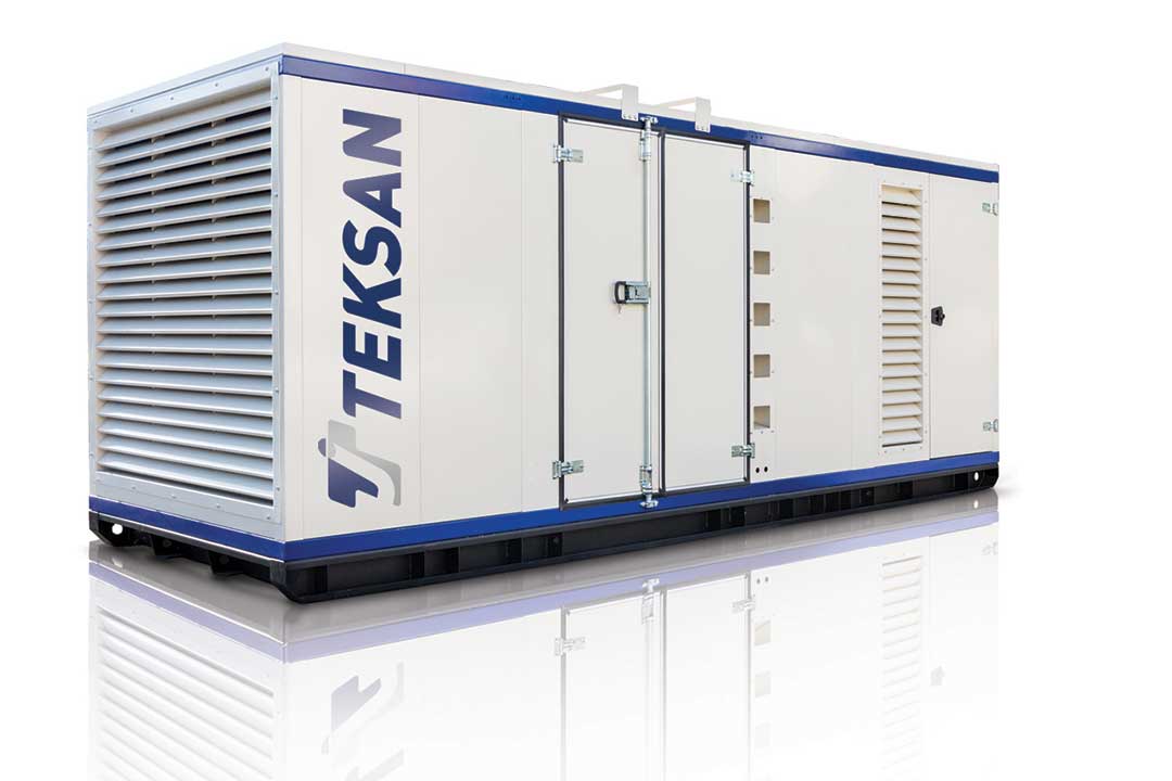 Дизельный генератор Teksan TJ900PE в кожухе
