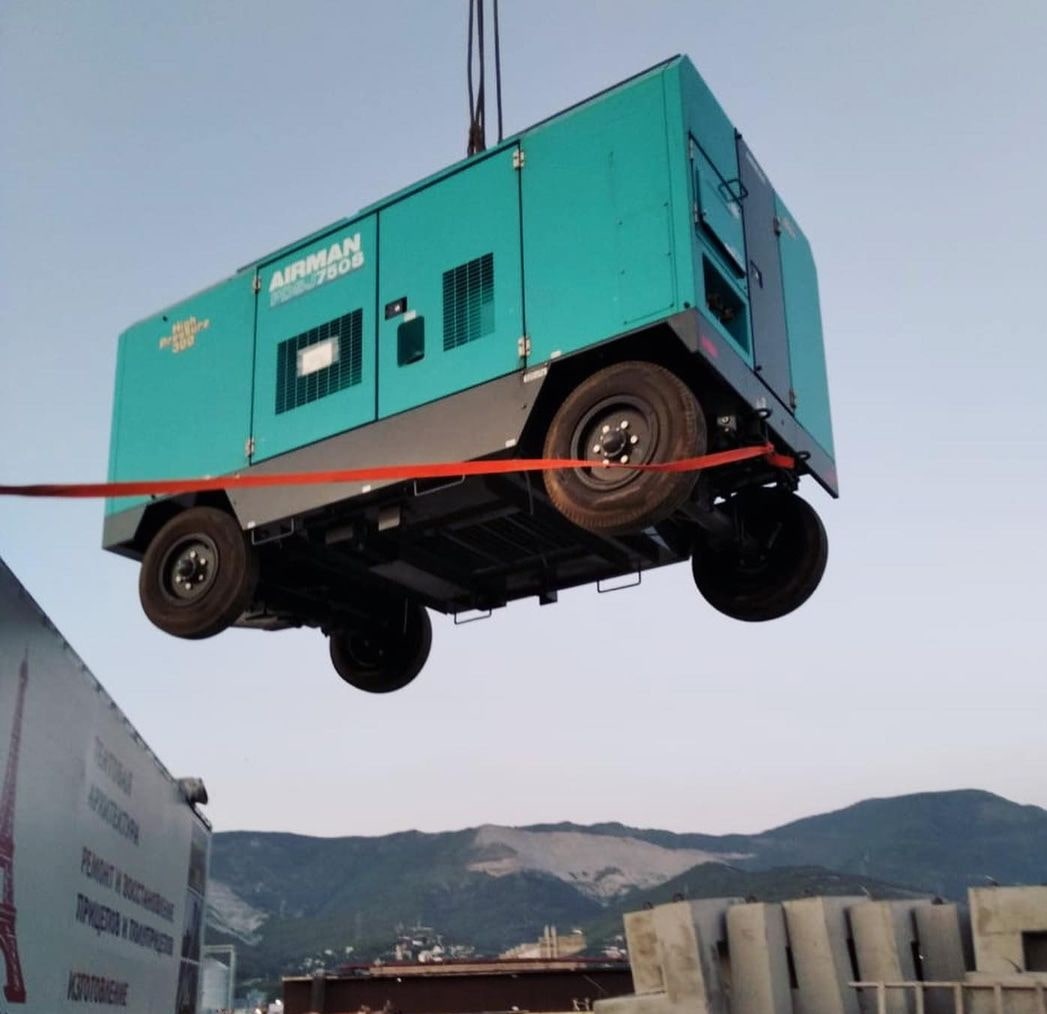 Поставка японского компрессора с дизельным двигателем Mitsubishi