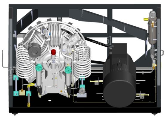 Компрессор для дыхания GMP MCH-B-385/300-g (ГОСТ Р 53263-2019)