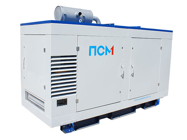 Дизельный генератор ПСМ ADV-150 в кожухе с АВР