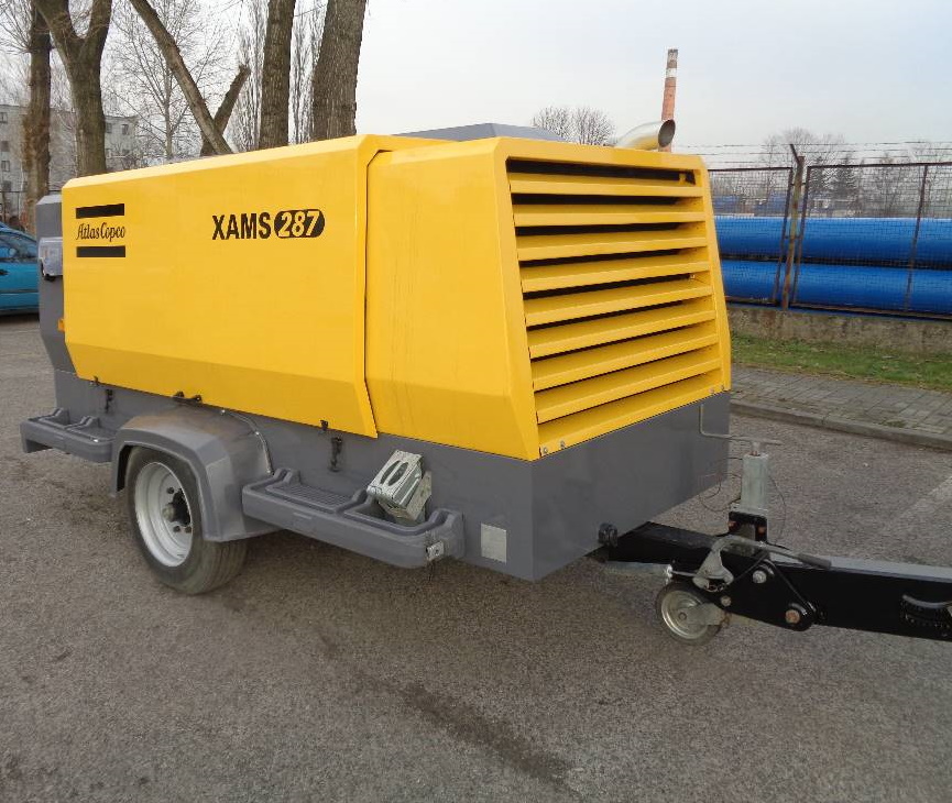 Дизельный компрессор Atlas Copco XAMS 287 DD на шасси
