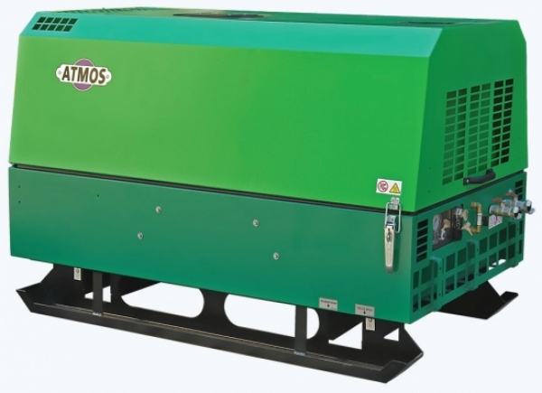 Дизельный компрессор Atmos PDP 28 12 на салазках