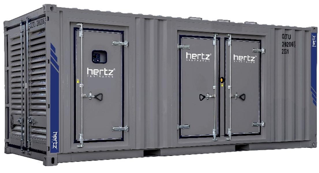 Дизельный генератор Hertz HG 1400 BC в кожухе