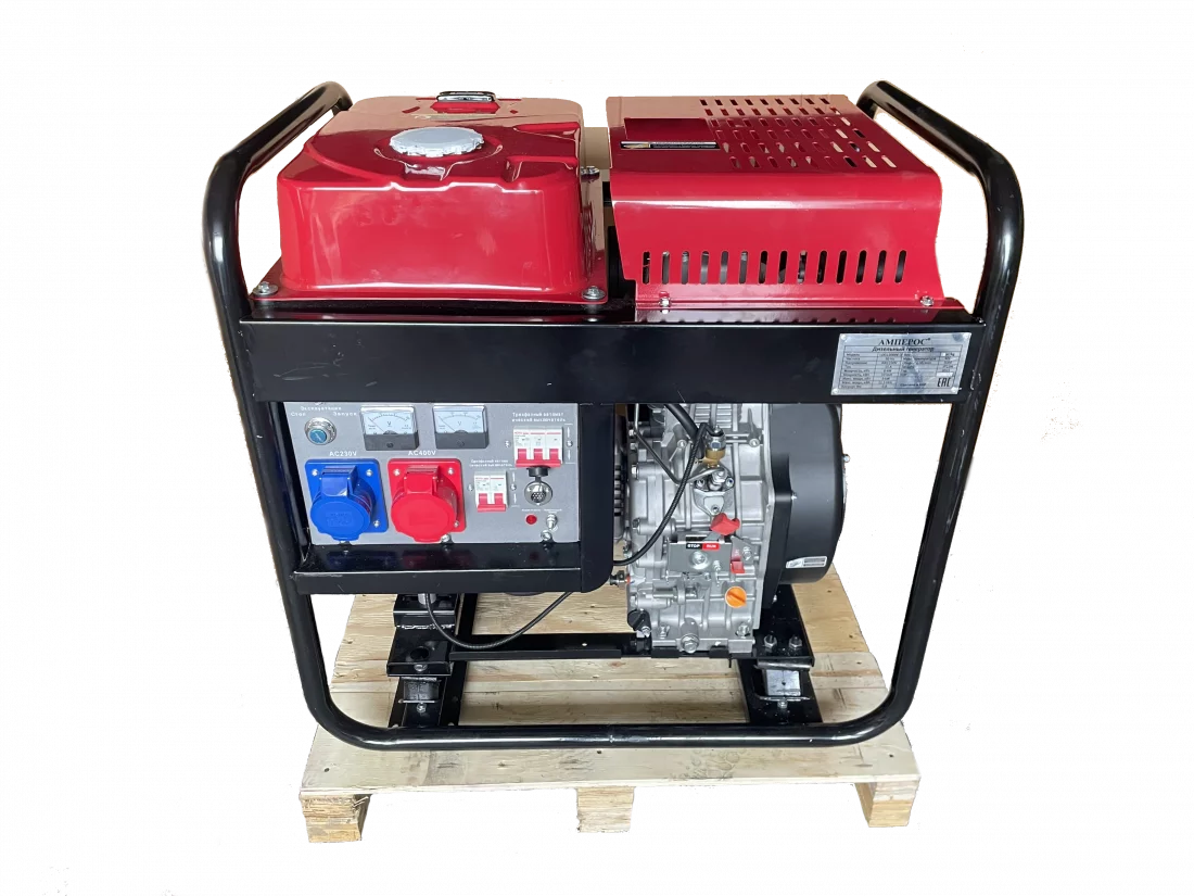 Дизельный генератор АМПЕРОС LDG10000E-3