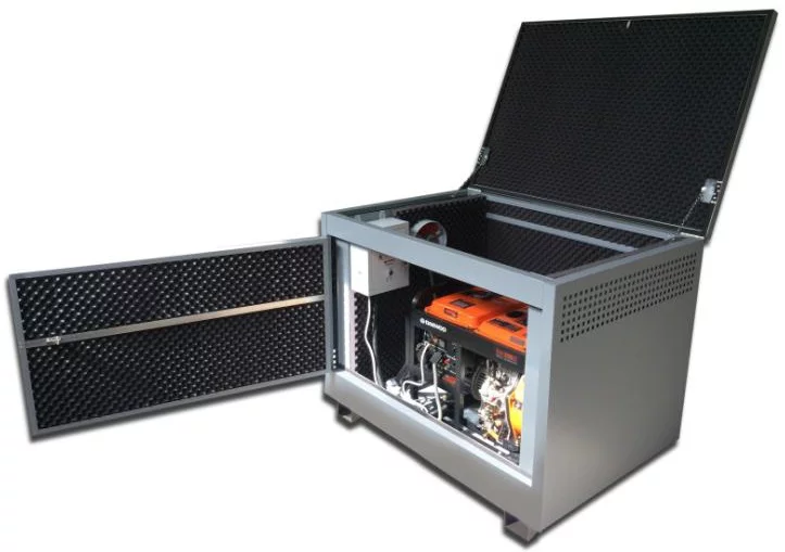 Бензиновый генератор RID RS 5001 E в контейнере с АВР