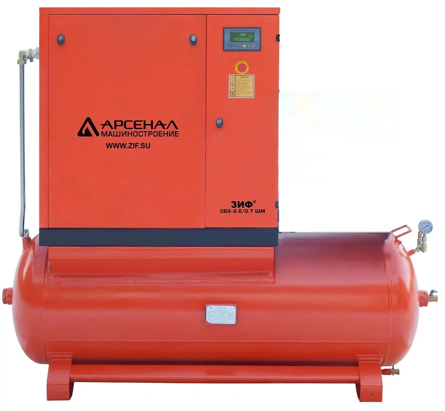 Винтовой компрессор ЗИФ СВЭ-1,7/1,0 ШМ Р-500
