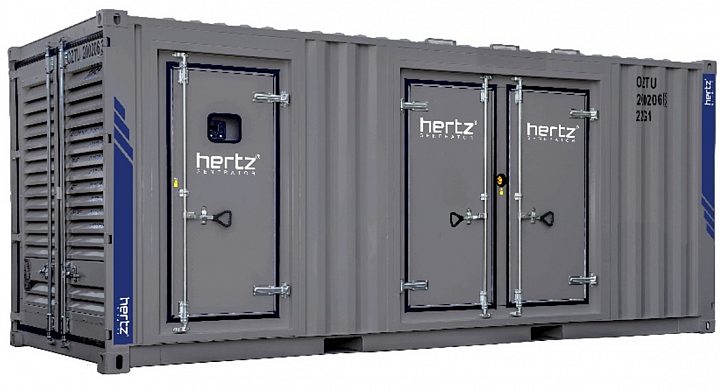 Дизельный генератор Hertz HG 712 BC в кожухе