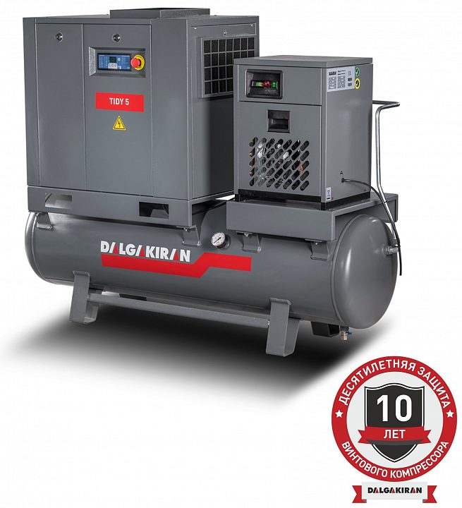 Винтовой компрессор DALGAKIRAN Tidy 5-7,5 250D Compact