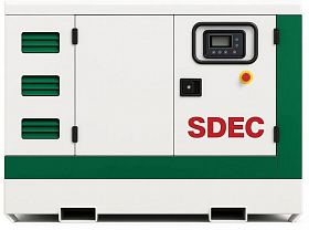 Дизельный генератор SDEC GMP 76SD в кожухе — фото 1