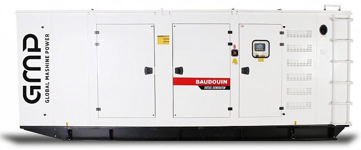 Дизельный генератор Baudouin GMP 1100BM в кожухе