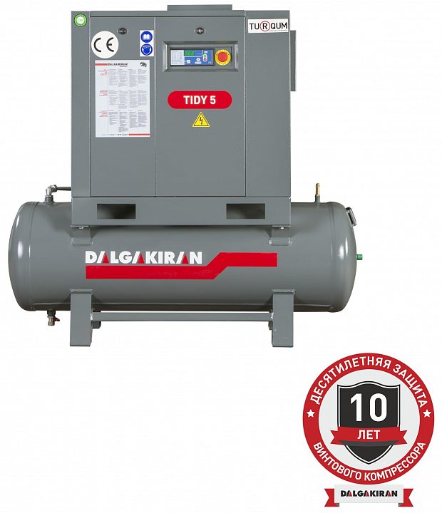 Винтовой компрессор DALGAKIRAN Tidy 7-10 200L