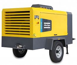 Дизельный компрессор Atlas Copco XAHS 400 PACE 8,6 на шасси — фото 2