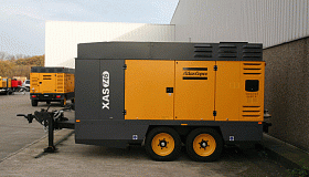 Дизельный компрессор Atlas Copco XAМS 746 CD на шасси — фото 2
