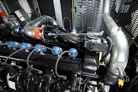 Газовый генератор Pramac GGW70G в кожухе с АВР — фото 10