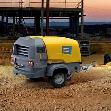 Дизельный компрессор Atlas Copco XAHS 108 на шасси — фото 5