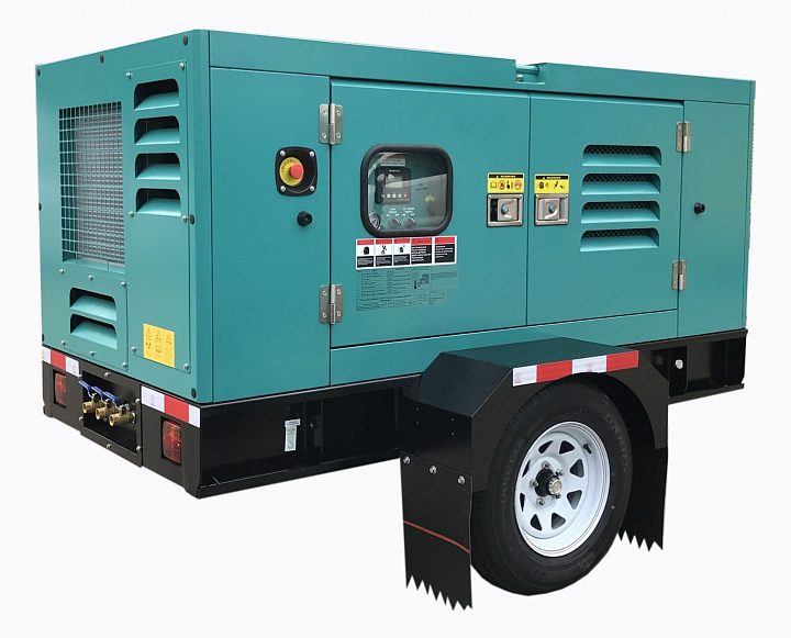 Дизельный компрессор GMP PDC 214 IC (на шасси с влагоотделителем)