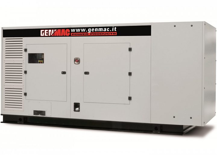 Дизельный генератор Genmac G400IS в кожухе
