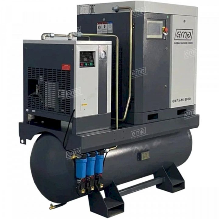 Винтовой компрессор GMP GM 7,5R-16-500D GE VSD (для лазера)